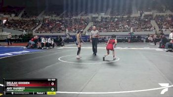 D2-100 lbs Cons. Round 3 - Amy Ramirez, Arizona Lutheran vs Delilah Gooden, Florence Hs