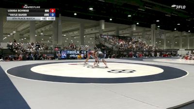 55 kg 5th Place Match - Louisa Schwab, Menlo Wrestling Club vs Vayle Baker, Army (WCAP)
