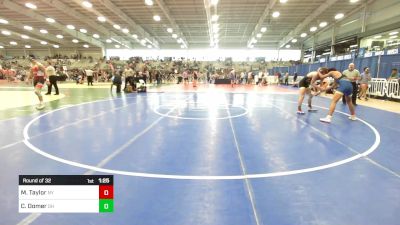 152 lbs Round Of 32 - Maximus Taylor, NY vs Colton Domer, OH