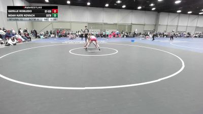 105 lbs Rr Rnd 4 - Gizelle Robledo, Best Trained 7-12 USA vs Noah Kate Kovach, Sisters On The Mat