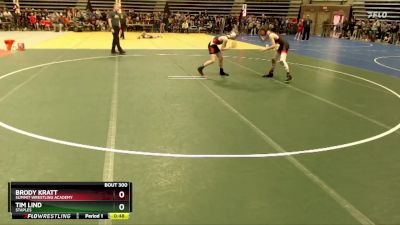 88 lbs Champ. Round 1 - Tim Lind, Staples vs Brody Kratt, Summit Wrestling Academy