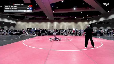 126 lbs Cons. Round 2 - Mason Milligan, Delaware vs Jared Sabatelli, Rhode Island