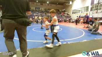 46 lbs Round Of 16 - Rodrick Waitkus, Team Tulsa Wrestling Club vs Dakota Smith, Victory Christian School