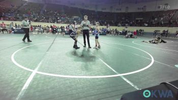 90 lbs Consolation - Foster Smith, Division Bell Wrestling vs Emerson Luxton, Bartlesville Wrestling Club