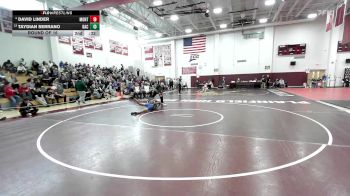 132 lbs Round Of 16 - David Linder, Montville vs Taydian Serrano, Bacon Academy