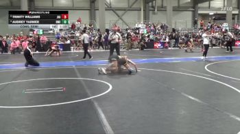 105 lbs Cons. Semi - Trinity Williams, Jaguar vs Audrey Yarmer, Hays Wrestling Club