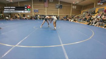 184 lbs Cons. Round 5 - Marcos Serna, Arizona Christian University vs Devan Carter, Menlo