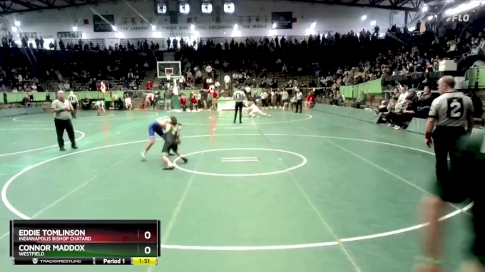 106 lbs Quarterfinal - Connor Maddox, Westfield vs Eddie Tomlinson ...