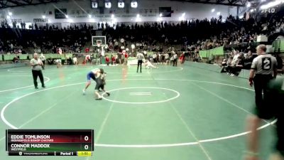 106 lbs Quarterfinal - Connor Maddox, Westfield vs Eddie Tomlinson, Indianapolis Bishop Chatard