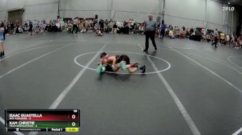 56 lbs Round 1 (3 Team) - Isaac Guastella, Mat Assassins vs Kam Christie, Team Germantown