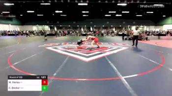 152 lbs Round Of 128 - Micah Hanau, MI vs Cole Becker, MN