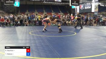 106 lbs Rnd Of 16 - Ava Bayless, Pennsylvania vs Trinity Malave, Indiana