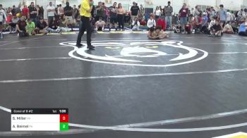 132-E lbs Consi Of 8 #2 - Seth Miller, PA vs Aiden Beimel, PA
