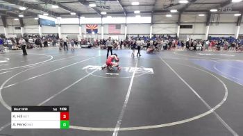 120 lbs Quarterfinal - Keagan Hill, No Team vs Adrian Perez, Mat Mavericks
