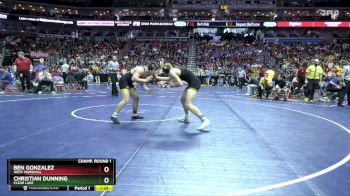 2A-165 lbs Champ. Round 1 - Christian Dunning, Clear Lake vs Ben Gonzalez, West Marshall