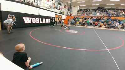 112-116 lbs Round 1 - Irving Rodriguez, Greybull MS vs Connor Hansen, Worland Middle School