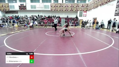 150 lbs Quarterfinal - Talan Rondeau, Silver Lake vs Ilya Shlemanov, Agawam