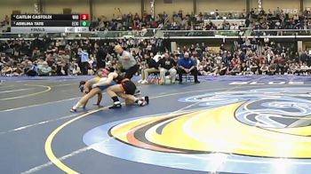 126 lbs Final - Caitlin Castoldi, Woburn vs Adelina Tate, Ellis Tech