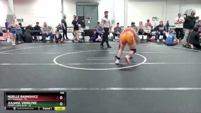 136 lbs Round 4 (6 Team) - Noelle Rasmovicz, Mat Assassins vs Juliana VanSlyke, Finger Lakes Elite