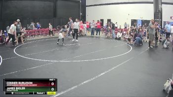 58 lbs Round 3 - James Bigler, Legacy Elite vs Conner Burleson, Spartanburg Wrestling Academy