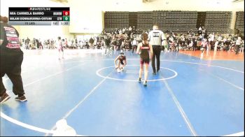 70 lbs Rr Rnd 1 - Milani Donnarumma-Ostuni, Cordoba Trained (Tidal Force Girls) vs Mia Carmela Barro, MGW Black Widows - Girls