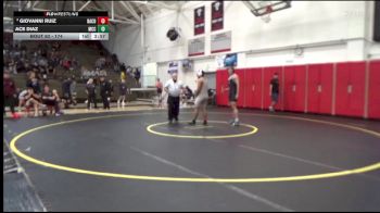 174 lbs Champ. Round 1 - Ace Diaz, Moorpark CCC vs Giovanni Ruiz, Bakersfield College