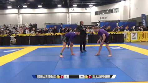 Eli Allen Pohlman vs Nicholas R Fishback 2024 World IBJJF Jiu-Jitsu No-Gi Championship