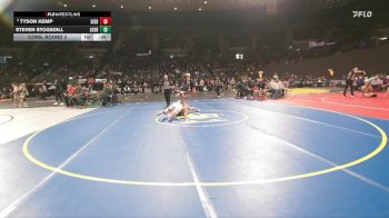 3A Boys 150 lbs Cons. Round 2 - Steven Stogsdill, Lakeview Boys vs Tyson Kemp, Sisters Boys
