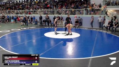 117 lbs Round 1 - Kellen Frost, Alaska vs Matvii Kozodoi, Juneau Youth Wrestling Club Inc.