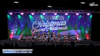 PowerHouse All-Stars - 143 [2025 L4 Senior Coed Day 2] 2025 Spirit Celebration Christmas Grand Nationals