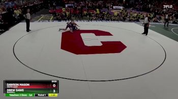 1st Place Match - Dawson Mason, South Loup vs Drew Dawe, Burwell