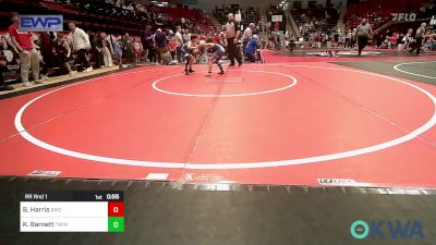 64 lbs Rr Rnd 1 - Brody Harris, Bartlesville Wrestling Club vs Kyson Barnett, Twin Hills