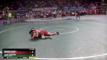D 2 138 lbs Cons. Round 3 - Mason Scholl, Archbishop Rummel vs Alish Bohara, Caddo Magnet