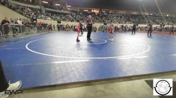 76 lbs Semifinal - Bennett Dawson, Raw Wrestling Club vs Colston Yocham, Coweta