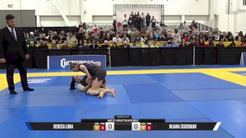 Injana Goodman vs Rebeca Lima 2025 World IBJJF Jiu-Jitsu No-Gi Championship