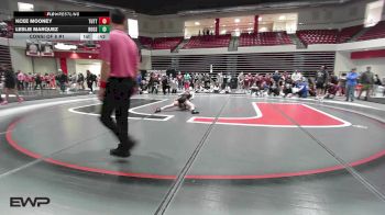100 lbs Consi Of 8 #1 - Kcee Mooney, Tuttle HS Girls vs Leslie Marquez, Rogers High School Girls