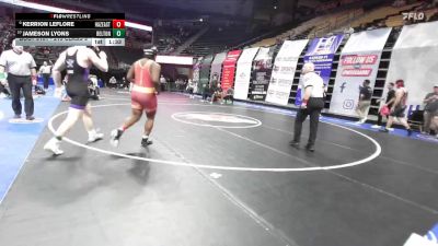 215 Class 3 lbs Champ. Round 1 - Kerrion LeFlore, Hazelwood East vs Jameson Lyons, Belton