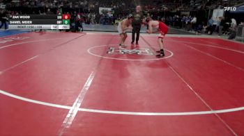 126 lbs Cons. Round 4 - Zak Wood, Sandpoint vs Daniel Meier, Owyhee