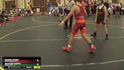 92 lbs Round 2 (6 Team) - Brayden Hoppe, SVRWC Gold vs Oliver Combs, Revival White