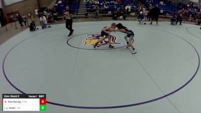 8U Boys - 62 lbs Cons. Round 3 - Briggs Mariteragi, Tennessee vs John Wiatr, Lemont Bears WC