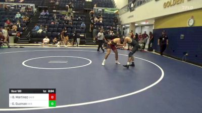 174 lbs Consi Of 8 #2 - Benicio Martinez, Sacramento City vs Gabriel Guzman, Sierra