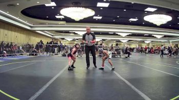 54 lbs Round Of 16 - Hekili Peters, LV Bears WC vs Mika Abeel, Team Aggression
