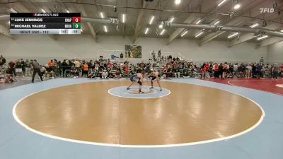 113 lbs Cons. Round 4 - Luke Jennings, Chaparral vs Michael Valdez, Rock Canyon