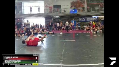 120 lbs Semis & 3rd Wb (16 Team) - Charlie Noto, Rayne vs Dakota Fenwick, Alabama Elite Blue