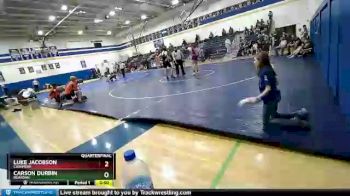 195 lbs Quarterfinal - Carson Durbin, Reardan vs Luke Jacobson, Cashmere