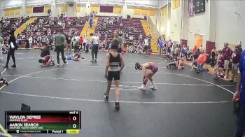 67 lbs Round 3 - Aaron Search, Eastside Youth Wrestling vs Waylon Depree, Panther Club