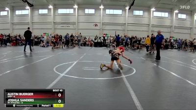 88 lbs Round 9 (10 Team) - Austin Buerger, OMP vs Joshua Sanders, 84 Athletes