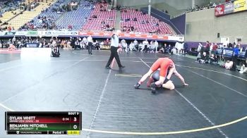 157 lbs Quarters & 1st Wb (16 Team) - Dylan Whitt, Grand View (Iowa) vs Benjamin Mitchell, Ottawa University