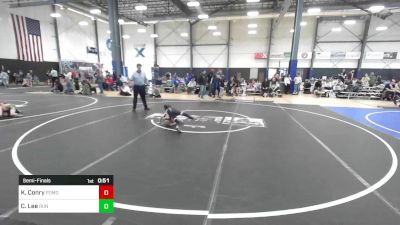 46 lbs Semifinal - Kempsey Conry, Pomona Elite vs Carson Lee, Run To Danger