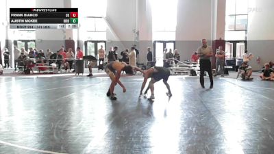 141 lbs Consi Of 8 #1 - Frank Bianco, Coker vs Austin McKee, Ohio